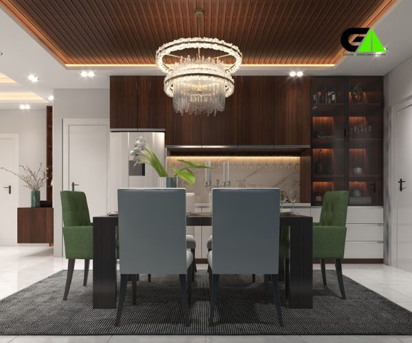 dining room interior in Sahmpur Dhaka