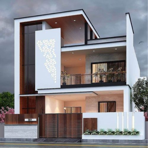 Duplex House Exterior Design