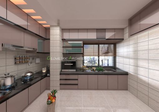 open space kitchen design image