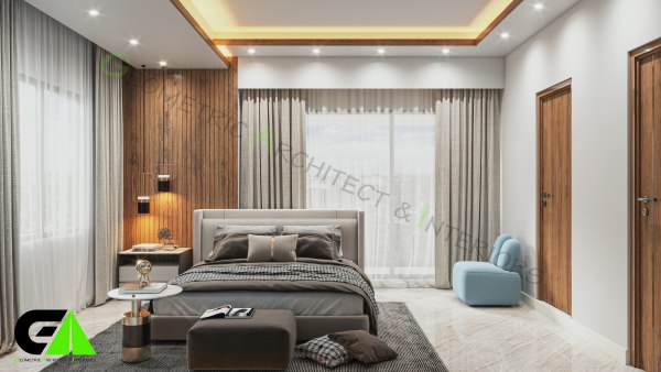 luxury master bedroom at Savar