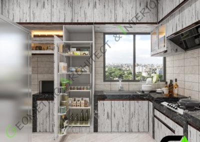 kitchen interior design at Keraniganj