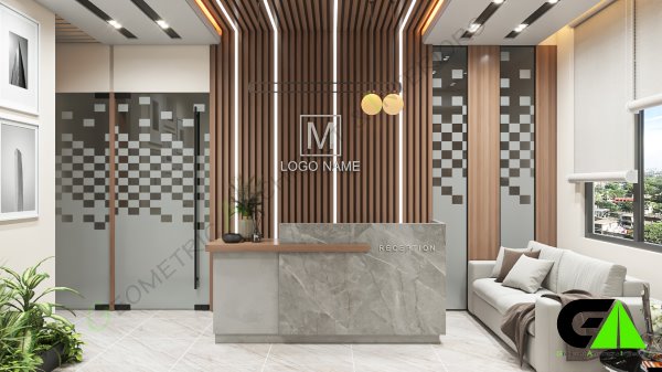 office Reception Design in Keraniganj