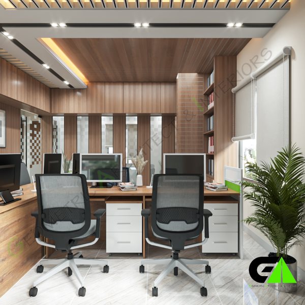 work station interior design in Keraniganj