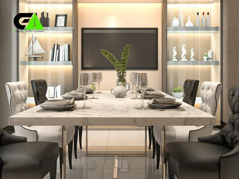 dining room interior decoration