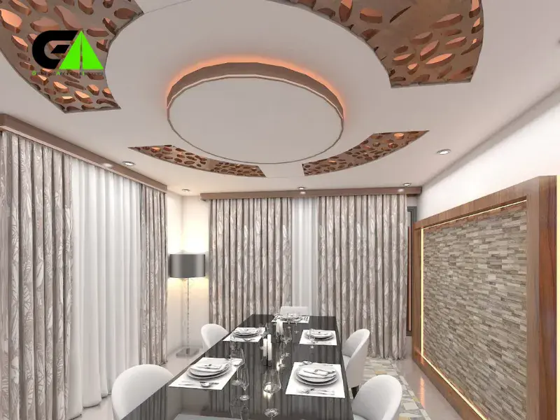 dining room interior design in Baridhara