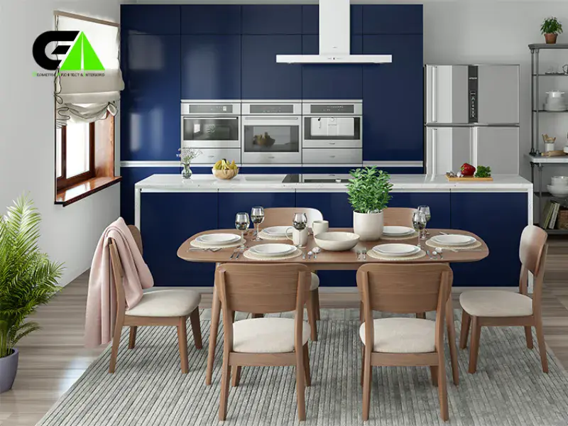 dining room interior design in Mohammadpur