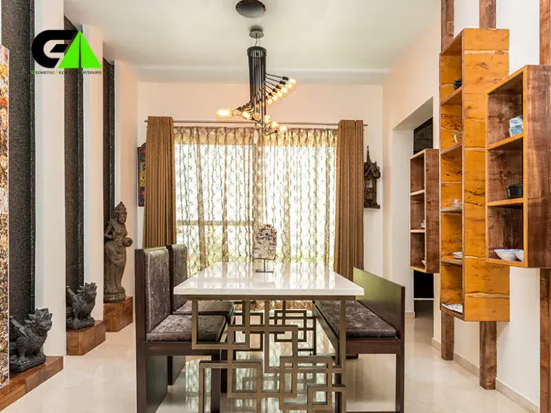 dining room interior design in comilla