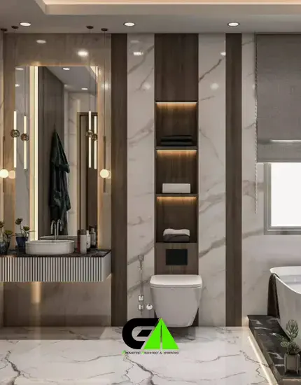 best bathroom interior design in Bangladesh