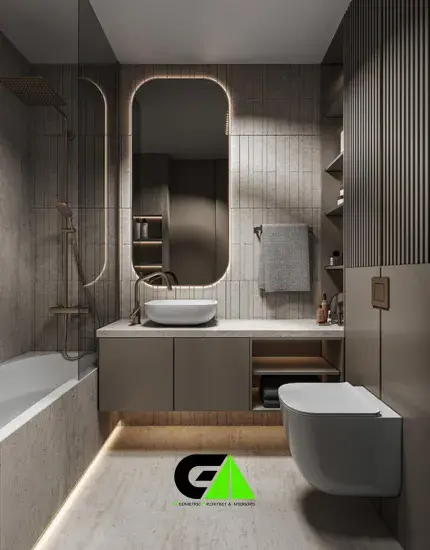 king bedroom washroom design