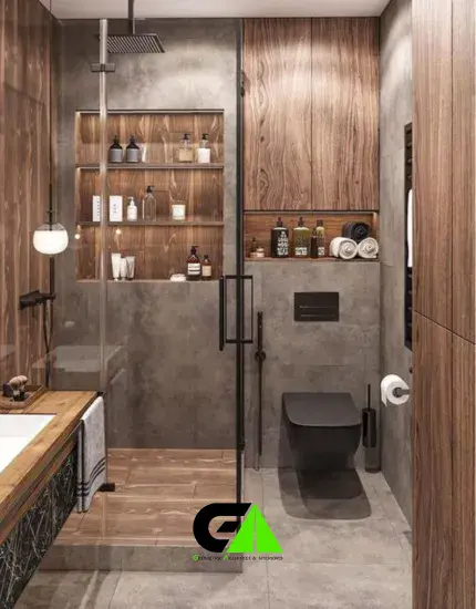 modern bathroom interior