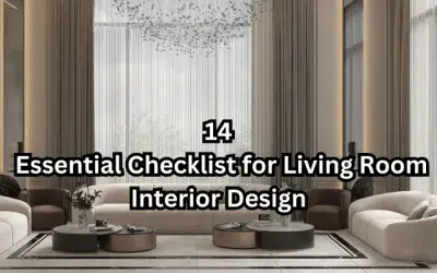 14 Essential Checklist for Living Room Interior Design