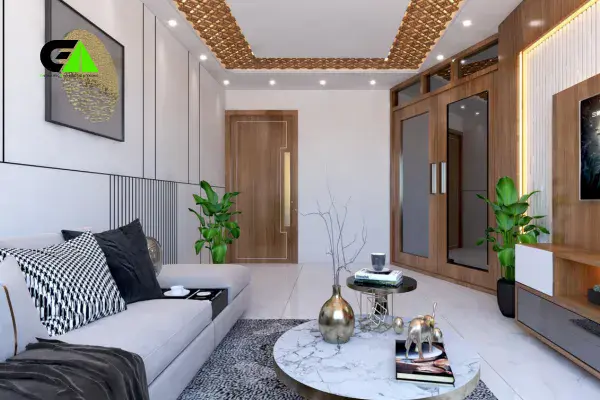 2bhk living room interior in Bangladesh